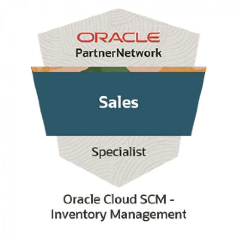 Oracle Sales Specialist - Inventory Management